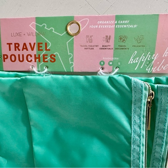Luxe + Willow Aqua Pouch Set - Picture 2 of 3